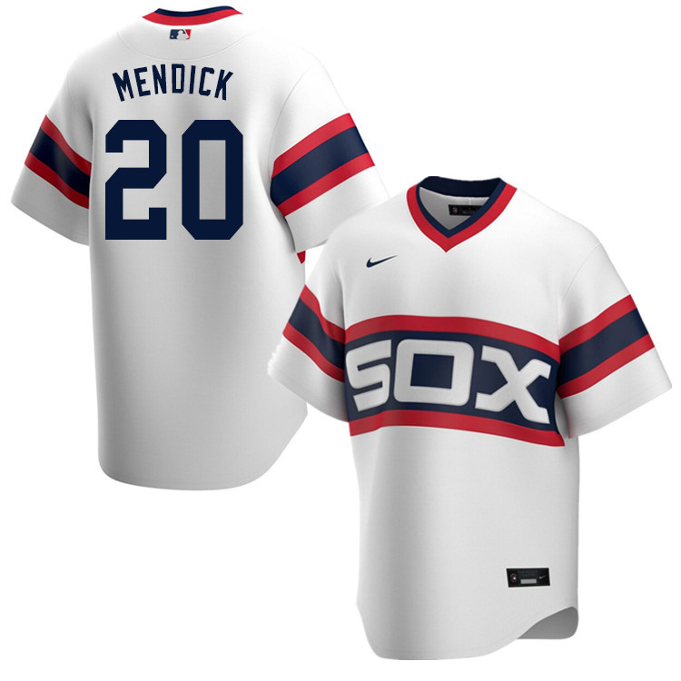 Nike Men #20 Danny Mendick Chicago White Sox Baseball Jerseys Sale-White